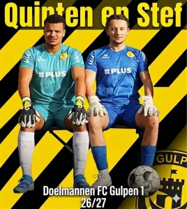 Doelmannen Quinten Vierveijzer en Stef Peters van FC Gulpen 1 in keeperstenues - bevestiging voor seizoen 2026-2027